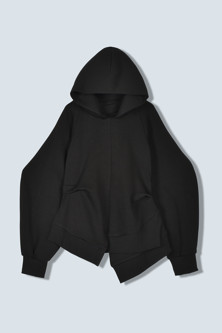 ASYMME HEM HOODIE