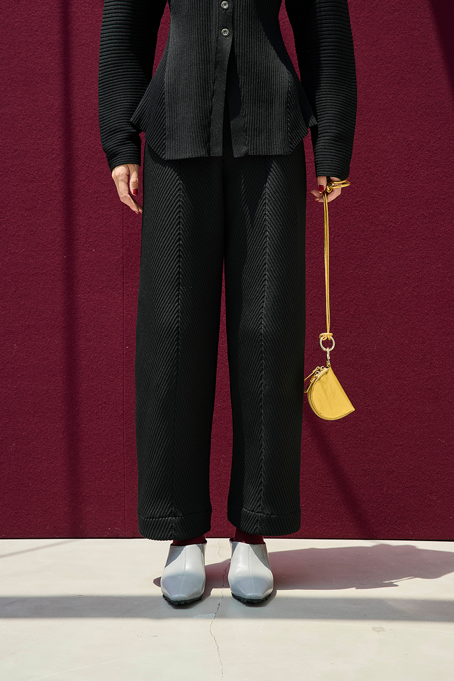 WIDE RIB KNIT PT