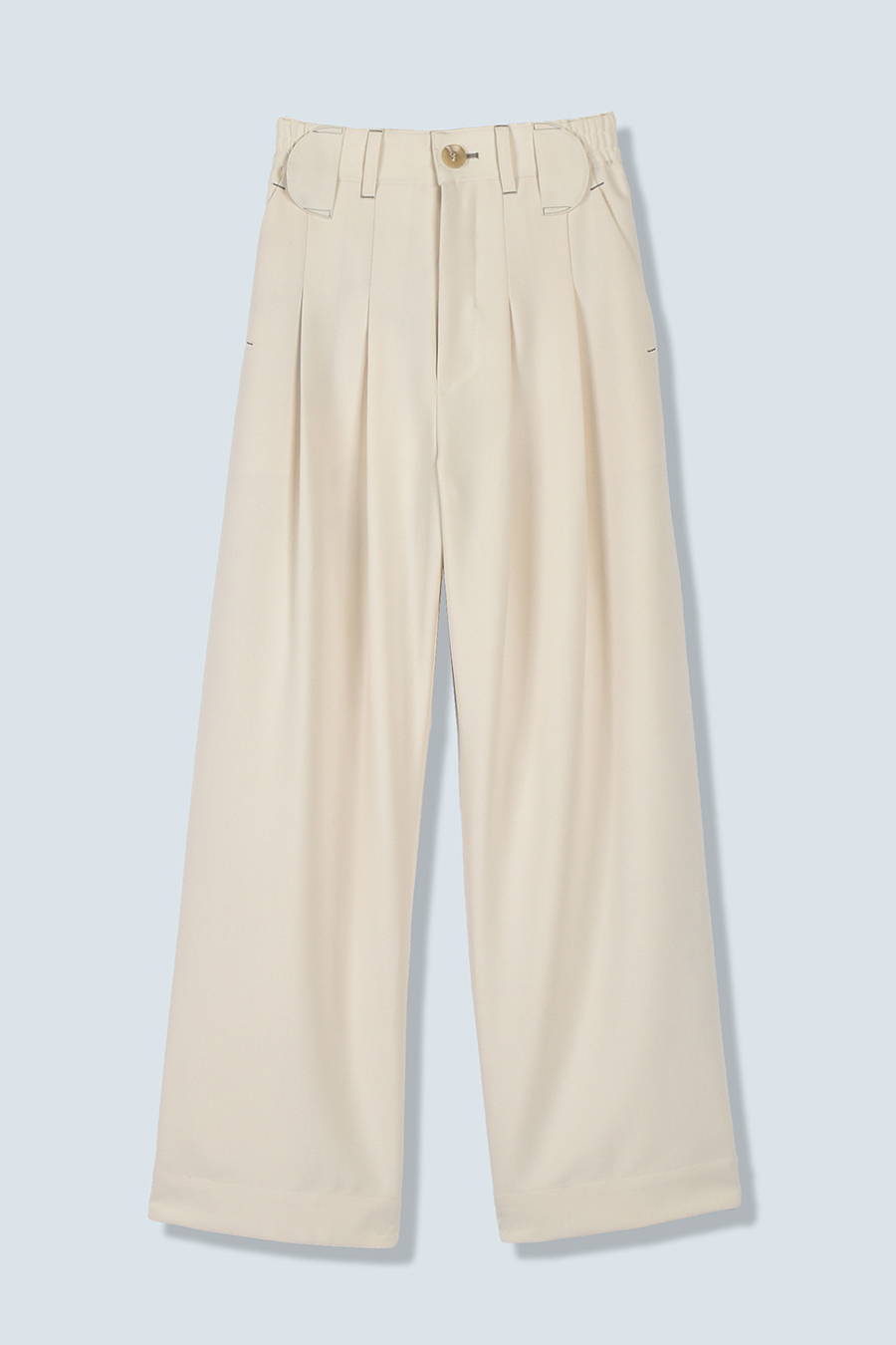 CIRCLE DETAIL TUCK WIDE PT