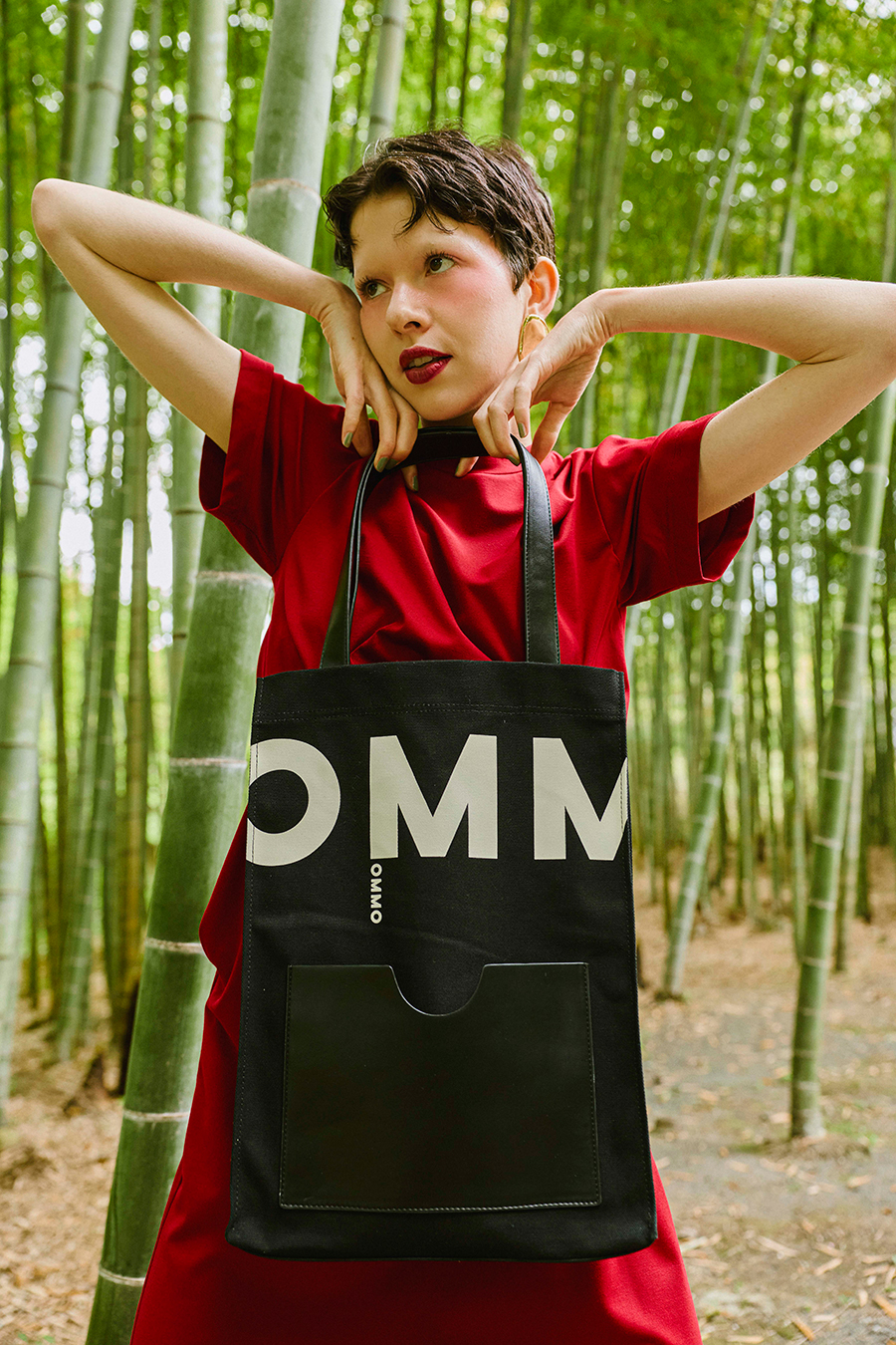 BIG LOGO POCKET TOTE